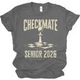 Checkmate Senior 2026 Chess Piece Class Of 2026 Graduation Unisex Jersey T-Shirt