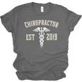 Chiropractor Est 2019 Graduate Chiro Graduation Art Print Unisex Jersey T-Shirt