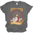 Christian Jesus Religious Sayings Catholic Introvert Unisex Jersey T-Shirt Christian Jesus Religious Sayings Catholic Introvert Unisex Jersey T-Shirt