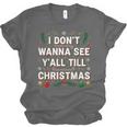 Christmas Sarcastic Introvert Holiday Shirt Unisex Jersey T-Shirt