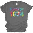 Class Of 1974 School Reunion College Highschool Graduation Unisex Jersey T-Shirt