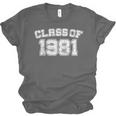 Class Of 1981 School Tee Shirt Graduation Class Party Unisex Jersey T-Shirt
