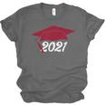 Class Of 2021 Burgundy Regalia Graduation Unisex Jersey T-Shirt