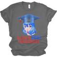 Class Of 2021 Graduate Kawaii Anime Girl School Graduation Unisex Jersey T-Shirt