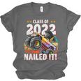 Class Of 2022 Monster Truck Graduation Cap Retro Sunset Boy Unisex Jersey T-Shirt