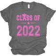 Class Of 2022 Pink Girls Shirt Graduation Unisex Jersey T-Shirt