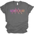 Class Of 2023 Senior 23 Graduation Idea Roman Numeral Unisex Jersey T-Shirt