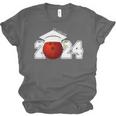 Class Of 2024 Graduation For Him Her Bowling Sports Unisex Jersey T-Shirt
