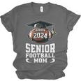 Class Of 2024 Graduation Senior Football Mom 2024 Unisex Jersey T-Shirt