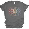 Class Of 2025 Senior 2025 Graduation Leopard Retro Rainbow Unisex Jersey T-Shirt