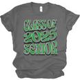 Class Of 2025 Senior Green Student Graduation Unisex Jersey T-Shirt