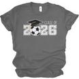 Class Of 2026 Senior 2026 Soccer High School Graduation Unisex Jersey T-Shirt