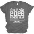 Class Of 2026 Senior Year Loading Countdown Graduation Unisex Jersey T-Shirt