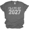 Class Of 2027 Grow With Me Future Graduation Year Unisex Jersey T-Shirt