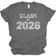 Class Of 2028 Shirt Senior 2028 Graduation Him Her Unisex Jersey T-Shirt