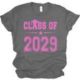 Class Of 2029 Pink Girls Shirt Graduation Unisex Jersey T-Shirt
