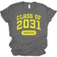 Class Of 2031 Shirts For Kindergarten Photo To Graduation Unisex Jersey T-Shirt