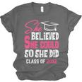 Class Of 2032 She Believed She Could Kids Graduation T-Shirt Unisex Jersey T-Shirt
