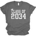 Class Of 2034 Grow With Me First Day Of School Graduation Unisex Jersey T-Shirt