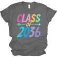 Class Of 2036 First Day Kindergarten Grow With Me Graduation Unisex Jersey T-Shirt