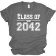 Class Of 2042 Grow With Me First Day Of School Graduation Unisex Jersey T-Shirt