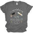 Congratulations Son You Did It Son Graduation 2026 Unisex Jersey T-Shirt
