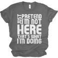 Cool Introvert Just Pretends I'm Not Heres Unisex Jersey T-Shirt Cool Introvert Just Pretends I'm Not Heres Unisex Jersey T-Shirt