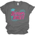 Coquette Pink Bow Senior 2027 Class Of Graduation Unisex Jersey T-Shirt