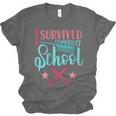 Cosmetology Graduation Tee I Survived Cosmetology School Unisex Jersey T-Shirt