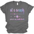 If I Crash Pause My Audiobook Listener Bookish Book Lover Unisex Jersey T-Shirt If I Crash Pause My Audiobook Listener Bookish Book Lover Unisex Jersey T-Shirt