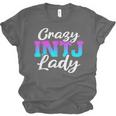 Crazy INTJ Lady Introvert Personality Unisex Jersey T-Shirt
