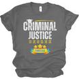 Criminal Justice Degree Graduation Senior Celebration Grad Unisex Jersey T-Shirt