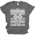 Criminal Justice Degree Graduation Criminal Justice Student Unisex Jersey T-Shirt