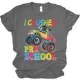 I Crushed Pre-K Monster Truck Graduation Preschool Grad 2025 Unisex Jersey T-Shirt