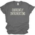 Currently Introverting I Introvert Unisex Jersey T-Shirt Currently Introverting I Introvert Unisex Jersey T-Shirt