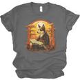 Cute Corgi Dog In Japanese Kimono With Book Men Women Girls Kids Unisex Jersey T-Shirt