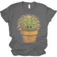 Cute Golden Barrel Cactus Introvert Distressed Unisex Jersey T-Shirt Cute Golden Barrel Cactus Introvert Distressed Unisex Jersey T-Shirt