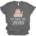 Cute Pink School Owl Class Of 2018 Graduation Unisex Jersey T-Shirt