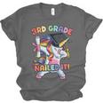 Dabbing 3rd Grade Unicorn Graduation Class Of 2021 Nailed It Unisex Jersey T-Shirt