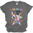 Dabbing 5th Grade Unicorn Graduation Class Of 2020 Nailed It Unisex Jersey T-Shirt
