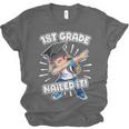 Dabbing Graduation Boy 1st Grade Class Of 2021 Nailed It Unisex Jersey T-Shirt