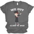 Dabbing Graduation Boy Class Of 2019 We Out Unisex Jersey T-Shirt
