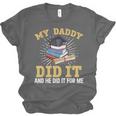 My Dad Did It Graduation My Dad Did It My Daddy Did It Unisex Jersey T-Shirt