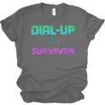 Dial Up Survivor Retro Modem Nostalgia Tech Top Unisex Jersey T-Shirt