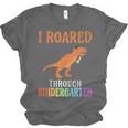 Dinosaur Graduation I Roared Through Kindergarten T-Shirt Unisex Jersey T-Shirt
