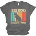 I Like Dogs And Maybe 3 People Introvert Unisex Jersey T-Shirt I Like Dogs And Maybe 3 People Introvert Unisex Jersey T-Shirt