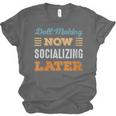 Doll Making Now Minimal Socializing Introvert Vintage Unisex Jersey T-Shirt