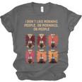 I Dont Like Morning People Introvert Coffee Lover Antisocial Unisex Jersey T-Shirt I Dont Like Morning People Introvert Coffee Lover Antisocial Unisex Jersey T-Shirt