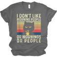 I Don't Like Morning People Introvert Introverted Antisocial Unisex Jersey T-Shirt