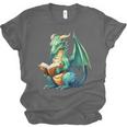 Dragon With Book Unisex Jersey T-Shirt